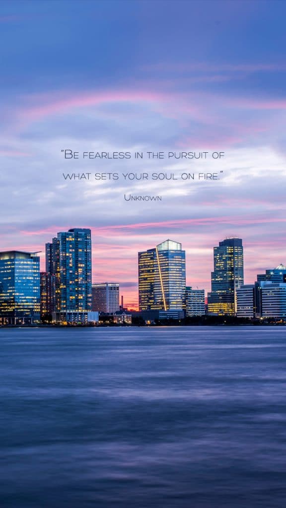 Download Wallpapers for Free on A Chronic Voice: What Sets Your Soul on Fire? | City Skyline Version for Mobile