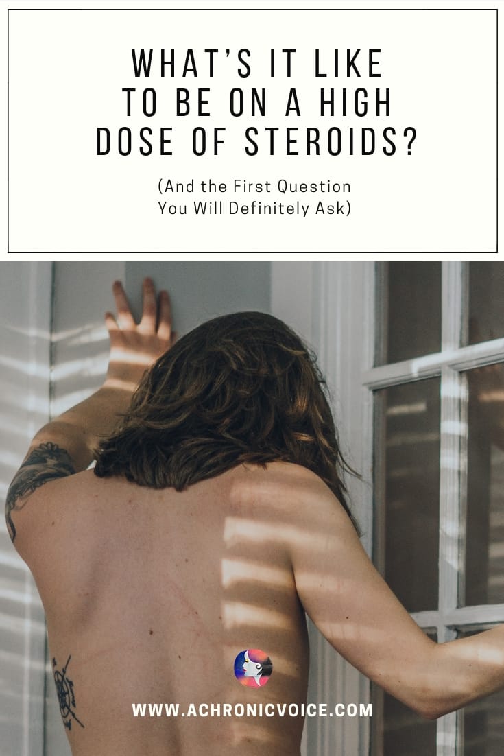 The physical side effects of steroids can be devastating, yet the psychological damage is the worst. It is a clinical condition that needs to be taken seriously, and dealt with care. Click to read, or pin to save and share. ///////// Chronic Illness / Pain Relief / Steroids / Medications / Healthcare / Depression / Mental Health / Mental Illness / Spoonies #MentalHealth #depression #ChronicIllness #steroids #medications