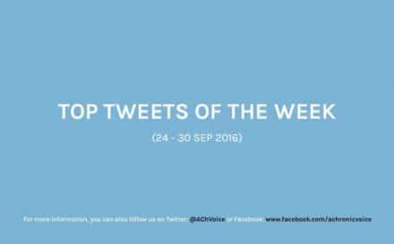 A Chronic Voice: Top Tweets of the Week (24 - 30 Sep 2016)