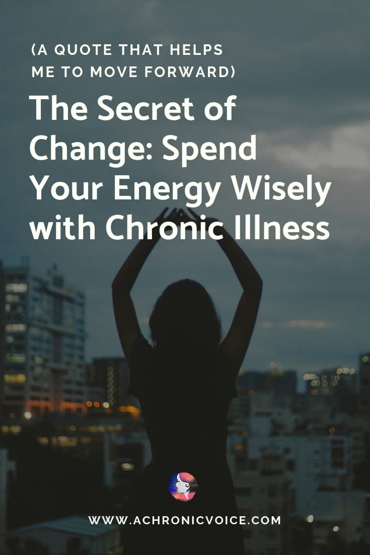 Chronic illness is a monster consumer of energy, leaving little to spare. Leave the past behind so you can change your life and build a better future. Click to read post or pin to save and share. ////////// Chronic Illness / Chronic Pain / Mental Health / Mental Illness / Spoonies / Wellness / Self Care & Awareness #ChronicIllness #MentalHealth #spoonie