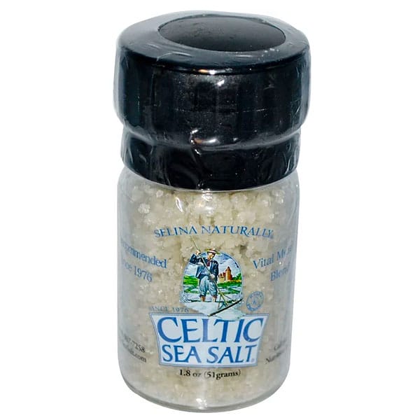 Celtic Sea Salt, Mini Salt Grinder, with Light Grey Celtic, 1.8 oz (51 g)