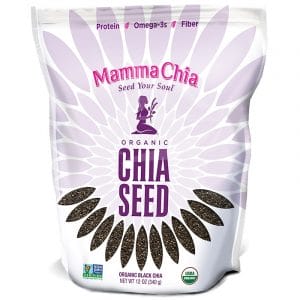 Mamma Chia, Organic Black Chia Seed, 12 oz (340 g)