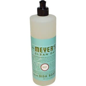 Mrs. Meyers Clean Day, Liquid Dish Soap, Basil Scent, 16 fl oz (473 ml)