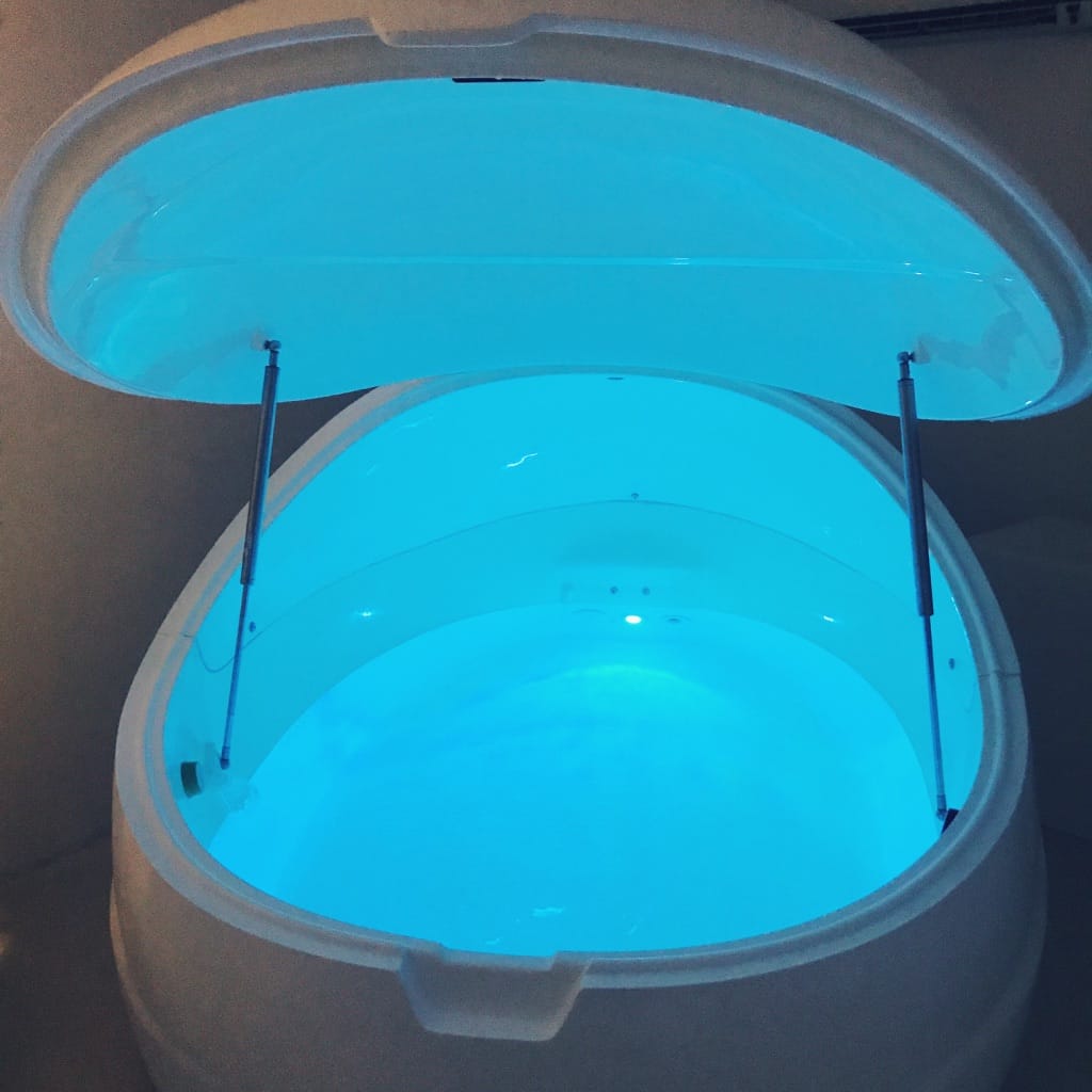 Flotation Pod at Palm Avenue Float Club - A Chronic Voice