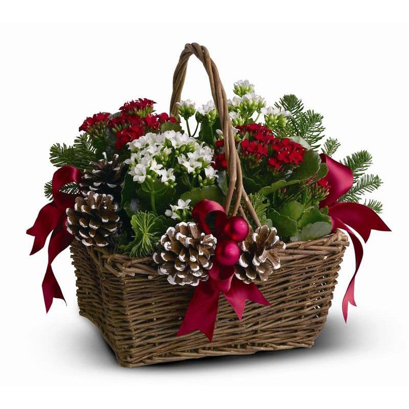 Floral gift basket from thatflowershop.co