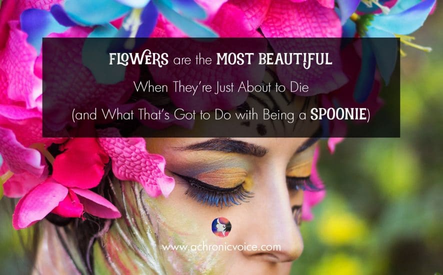 Flowers are the Most Beautiful When They're Just About to Die (and What That's Got to Do with Being a Spoonie) | www.achronicvoice.com
