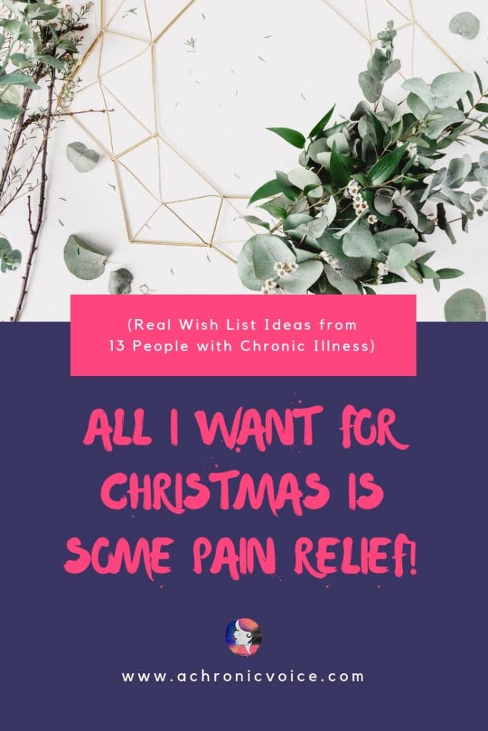 All I Want for Christmas is Some Pain Relief!