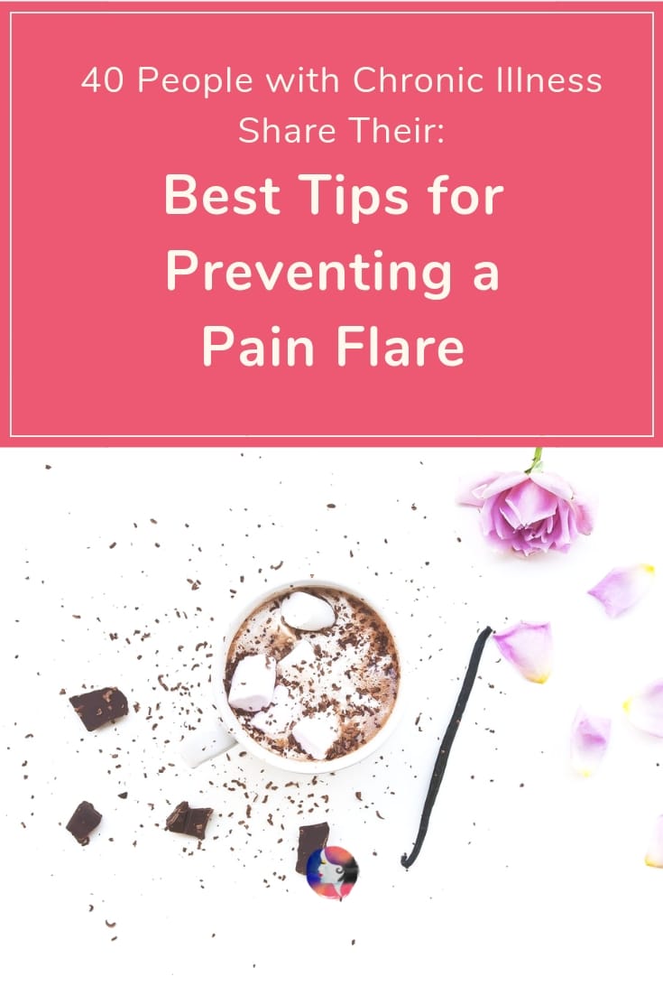 A three-part series all about pain flares caused by chronic illness. 40 people share their best coping strategies to prevent them from happening. Click to read or pin to save for later. ////////// chronic illness / pain flares / flareups / spoonies / pain management / self care & awareness / health & wellness / mental health #chronicIllness #spoonie #painmanagement