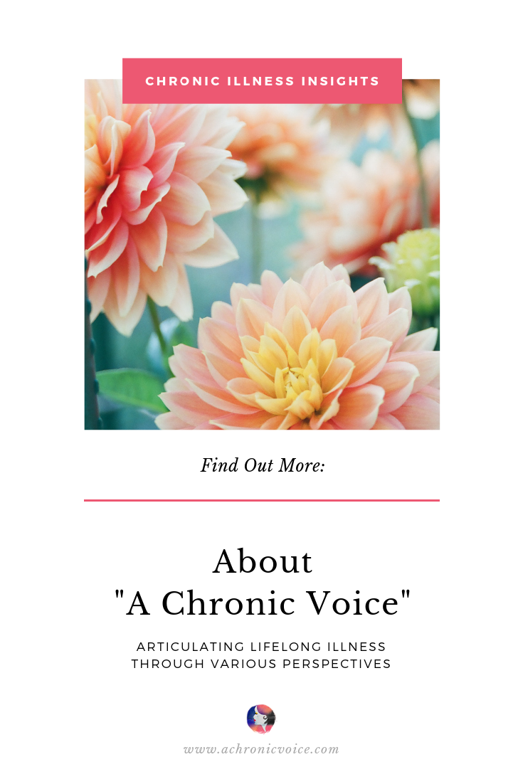 About "A Chronic Voice" page pin image