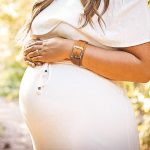Blisslets: Pregnant Woman Wearing Lucy Nausea Relief Bracelet