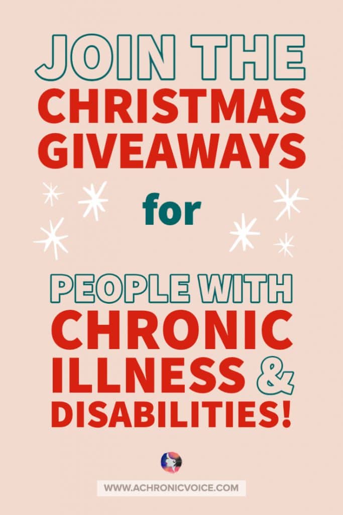 Chronic Illness Christmas Giveaway: GIfts for Every Body in Pain This Lonely Pandemic Season! I couldn’t be more grateful for these sponsors' generosity and kindness. They are a mix of professional brands and companies, and also individuals living with chronic illness or disability, who want to give a little something back to the community. #chronicillness #disability #christmasgiveaway