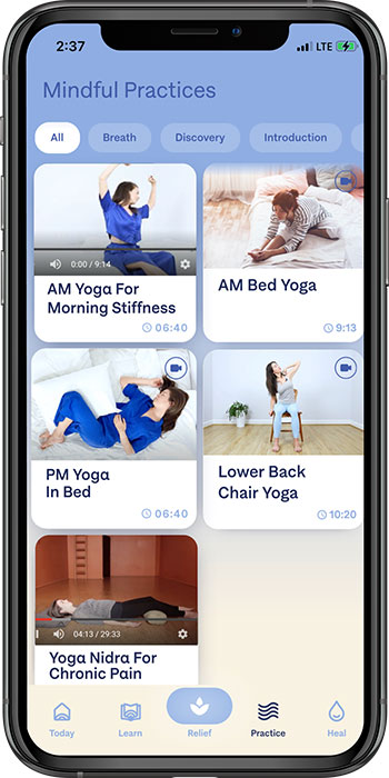 Mayv Mobile App - Mindful Practices
