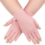 Grace & Able Compression Gloves in Ballet Pink
