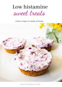 Low Histamine Sweet Treats E-Book - 9 Fun Recipes to Make at Home, By Claire JG