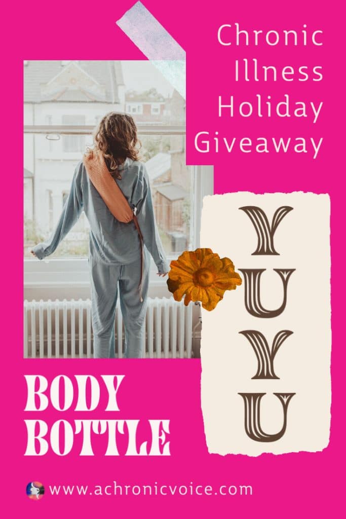 YuYu Bottle's Body Bottle is from their new White Label collection, which is great for those with chronic pain who need a wider area of coverage. If heat therapy and hot water bottles help with your pain management, then you'll want to enter this Holiday Giveaway to win their Black Panther Body Bottle!