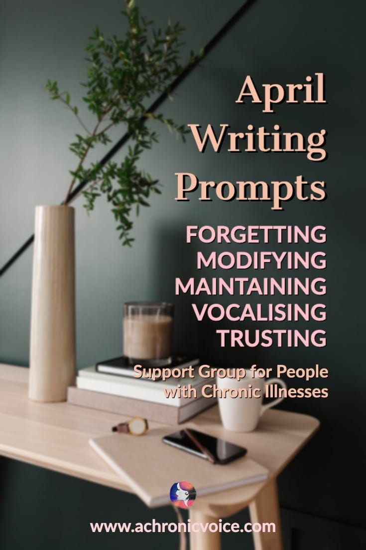 April Writing Prompts for People with Chronic Illnesses & Disabilities