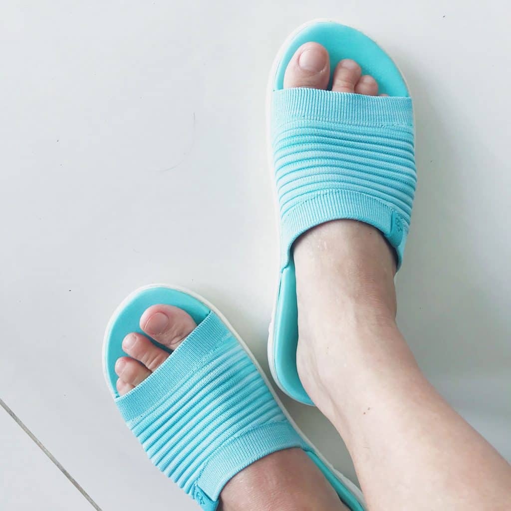 Blue Spenco Slippers for Home Wear