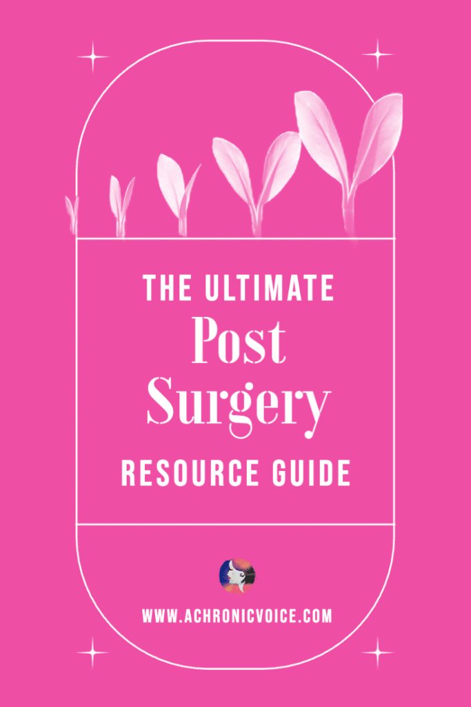 The Ultimate Post Surgery Resource Guide